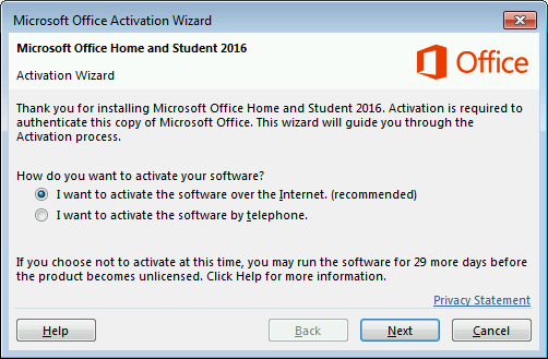 office 2013 activation id